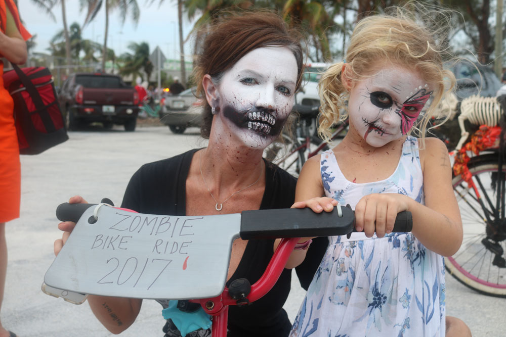 Zombie Bike Ride 2017 photo - Duval Street, Key West